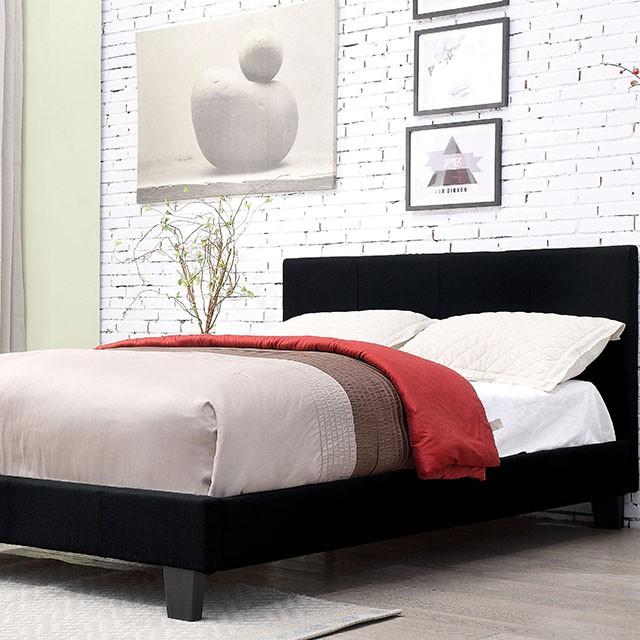 Sims Bed Grey & Black - California Furniture (Coachella, CA)