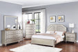 Mcraft Easter King Bed in Silver - California Furniture (Coachella, CA)