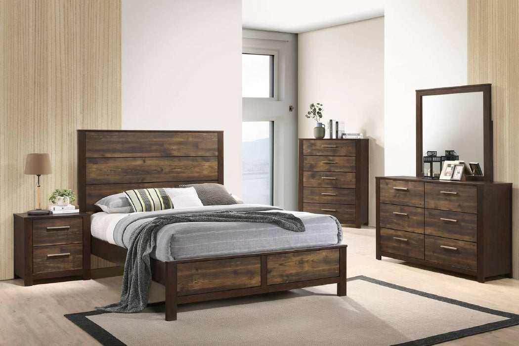 Liihen Queen Bed in Mahogany - California Furniture (Coachella, CA)