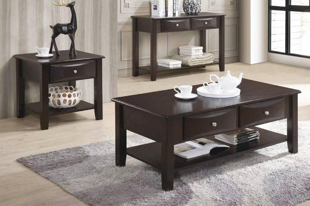 Liihct End Table in Antique Black - California Furniture (Coachella, CA)