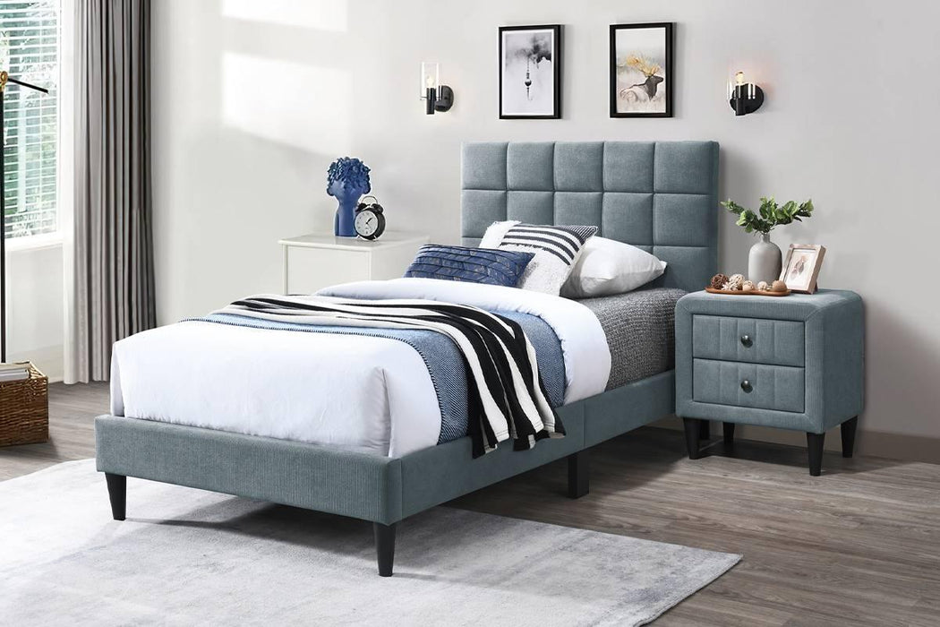 Liihcc Twin Bed in Gray - California Furniture (Coachella, CA)