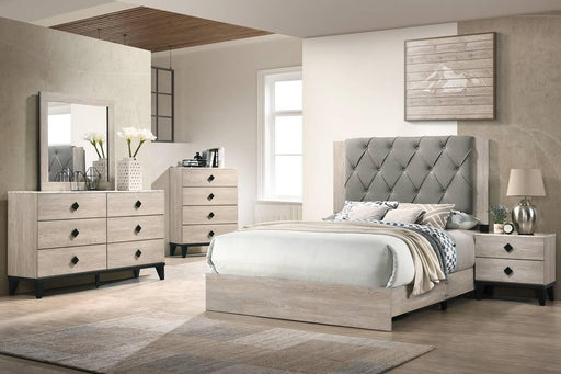Liihfd Queen Bed in Foil Cream - California Furniture (Coachella, CA)