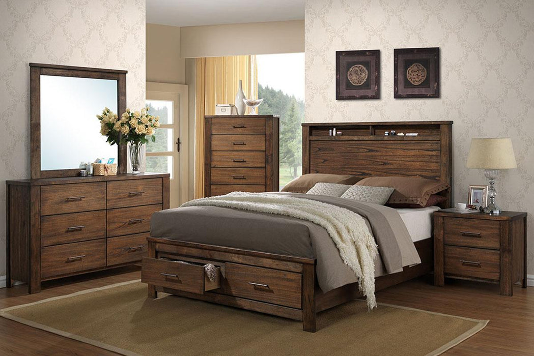 Liihen Queen Bed/Oak in Oak - California Furniture (Coachella, CA)