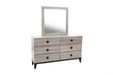 Liihfd Mirror in Foil Cream - California Furniture (Coachella, CA)