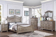 Mcraft Queen Bed in Antique Silver - California Furniture (Coachella, CA)