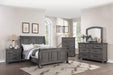 Mcraft Eastern King Bed in Antique Gray Oak - California Furniture (Coachella, CA)