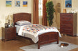 Mcraft Twin Bed in Cherry - California Furniture (Coachella, CA)