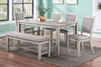 Tamich 6-Pcs Dining Set in Rustic Grey - California Furniture (Coachella, CA)