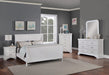 Vfvnco Queen Bed in White - California Furniture (Coachella, CA)
