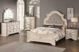 Viethn Queen Bed in Antique White - California Furniture (Coachella, CA)