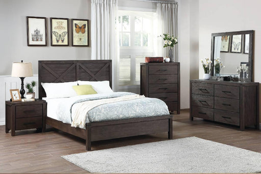 Viethn Queen Bed in Espresso - California Furniture (Coachella, CA)