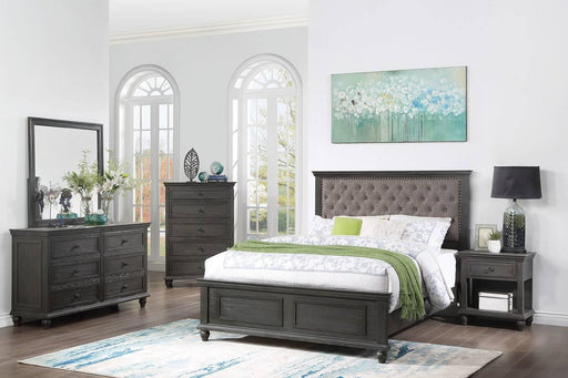 Vfvnco Eastern King Bed in Dark Grey - California Furniture (Coachella, CA)