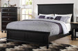 Vfvnco Queen Bed-Black in Black - California Furniture (Coachella, CA)
