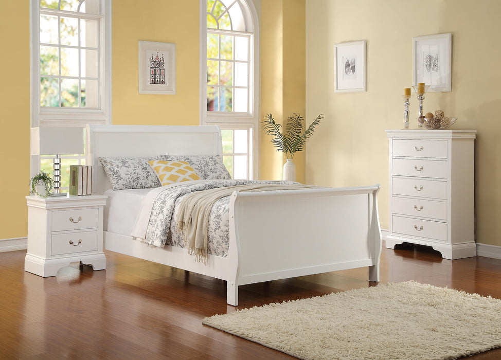 Vfvnco Twin Bed/White in White - California Furniture (Coachella, CA)