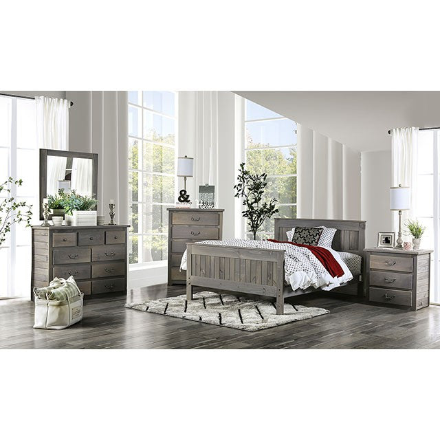 Rockwall Bed Grey & White - California Furniture (Coachella, CA)