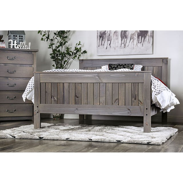 Rockwall Bed Grey & White - California Furniture (Coachella, CA)
