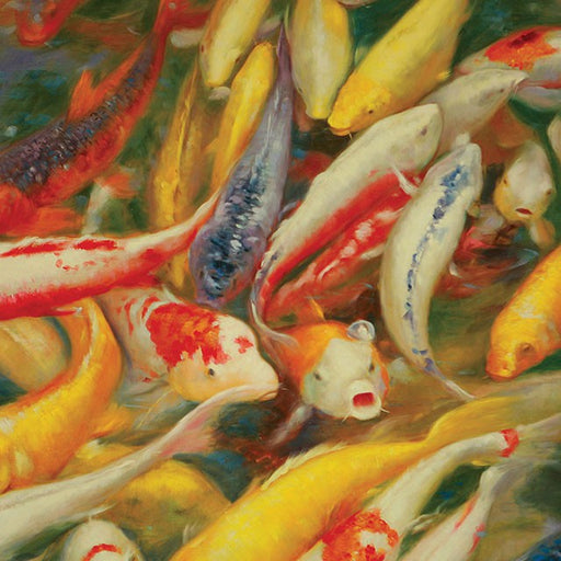 Koi Printed Canvas Painting - California Furniture (Coachella, CA)