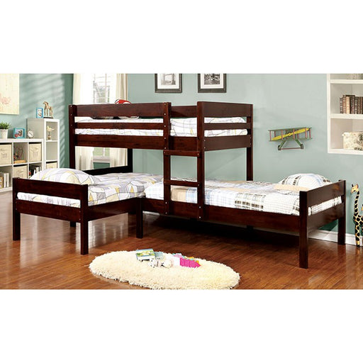 Ranford Twin/Twin/Twin Bunk Bed - California Furniture (Coachella, CA)