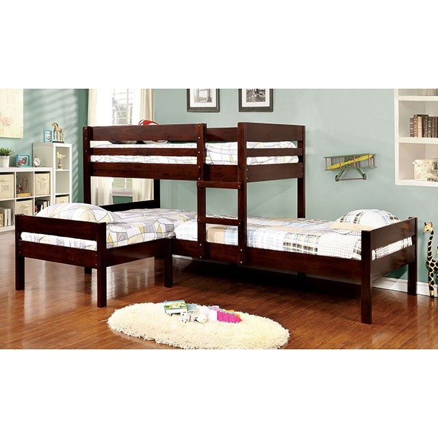 Ranford Twin/Twin/Twin Bunk Bed - California Furniture (Coachella, CA)