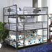 Olga I Antique Black Full/Full Bunk Bed - California Furniture (Coachella, CA)