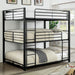 Olga I Antique Black Full/Full Bunk Bed - California Furniture (Coachella, CA)