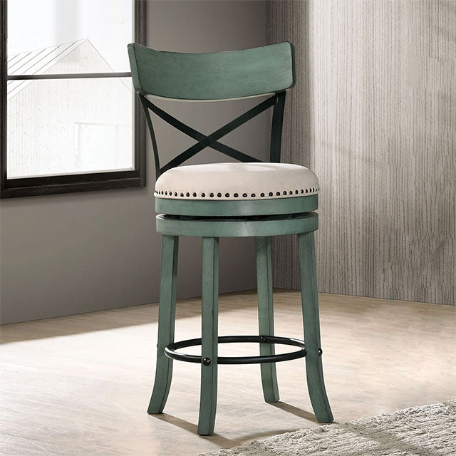 Clarence 24" Swivel Barstool (2/Box) - California Furniture (Coachella, CA)