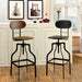 Leith Bar Stool Brown - California Furniture (Coachella, CA)