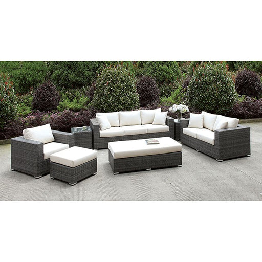 Somani 3 PC SET + 2 End TableS + Ottoman + BENCH - California Furniture (Coachella, CA)