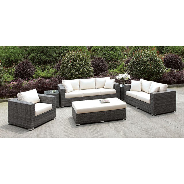 Somani 3 PC SET + BENCH + 2 End TableS - California Furniture (Coachella, CA)