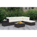 Ilona Brown/Beige Ottoman - California Furniture (Coachella, CA)