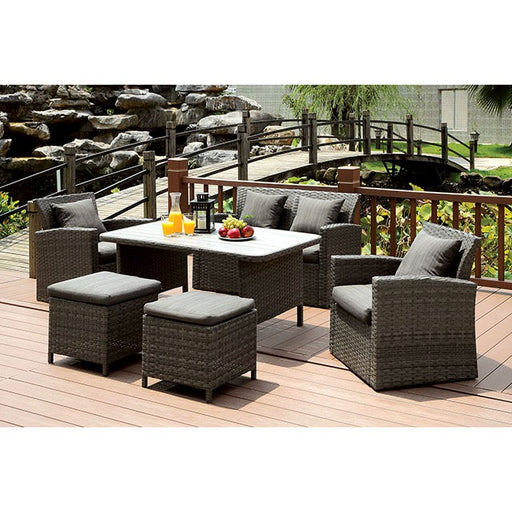 Nashira 6 Pc. Patio Dining Set - California Furniture (Coachella, CA)