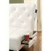 Farel Futon Sofa Red & White - California Furniture (Coachella, CA)