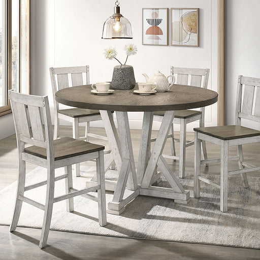 Dakota 5 Pc Counter Ht Table Set - California Furniture (Coachella, CA)