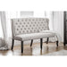 Sania 7 Pc Dining Table Set Antique Black - California Furniture (Coachella, CA)