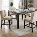 Sania 5 Pc Counter Ht Table Set Rustic - California Furniture (Coachella, CA)