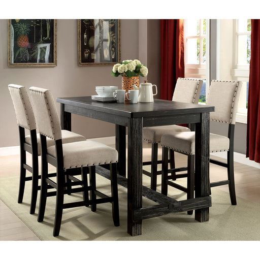 Sania 5 Piece Counter Ht Table Set - California Furniture (Coachella, CA)