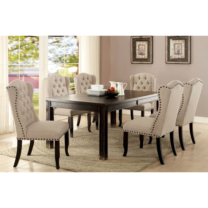 Sania 7 Pc Dining Table Set Rustic - California Furniture (Coachella, CA)