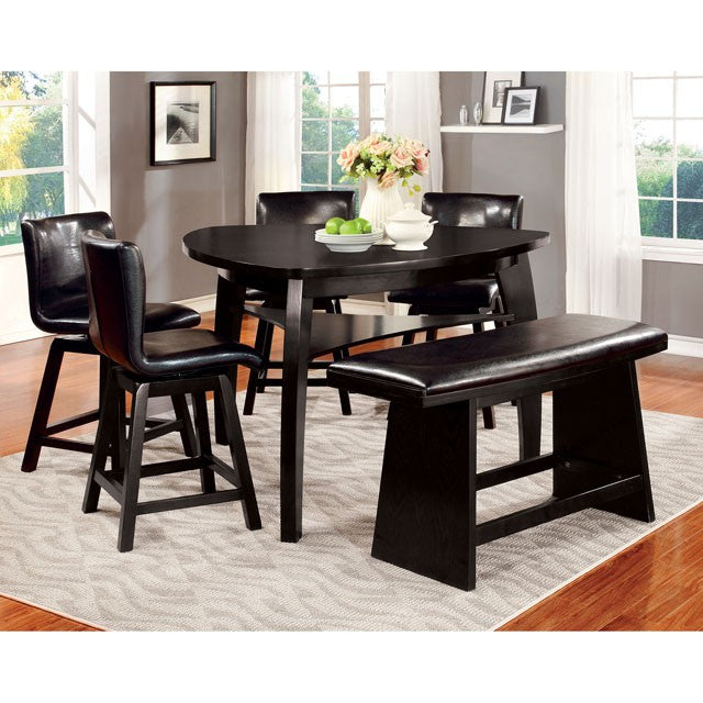 Hurley 7 Pc Counter Ht Table Set - California Furniture (Coachella, CA)