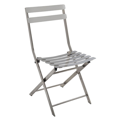 Lilah Stainless Folding Chair (2/Ctn) - California Furniture (Coachella, CA)