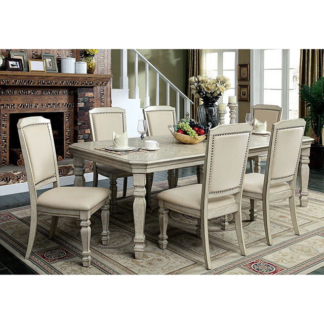 HOLCROFT Antique White/Ivory Side Chair (2/CTN) - California Furniture (Coachella, CA)