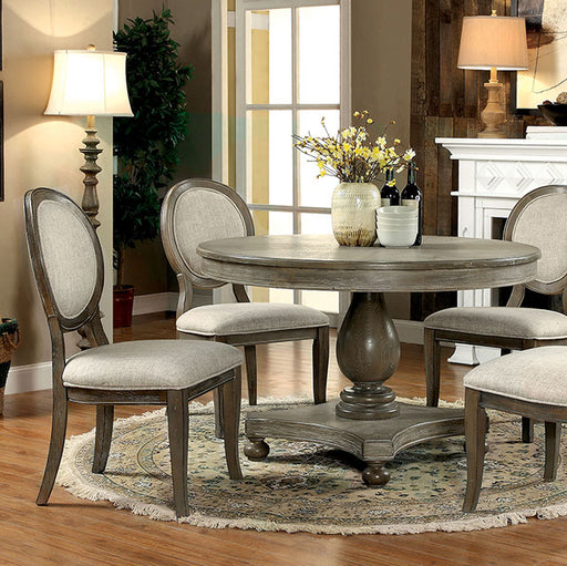 Kathryn 5 Pc Dining Table Set Rustic - California Furniture (Coachella, CA)