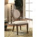 Kathryn Rustic Dark Oak/Beige Side Chair (2/CTN) - California Furniture (Coachella, CA)