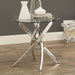 LAILA Chrome End Table - California Furniture (Coachella, CA)