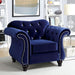 Jolanda Chair Blue & Grey - California Furniture (Coachella, CA)