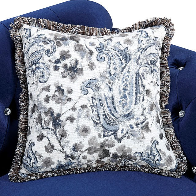 Jolanda Chair Blue & Grey - California Furniture (Coachella, CA)