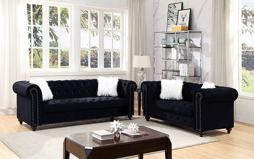 Giacomo Loveseat Black - California Furniture (Coachella, CA)