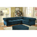 Stanford Armless Chair Teal - California Furniture (Coachella, CA)