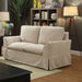 Maxine Love Seat Beige - California Furniture (Coachella, CA)
