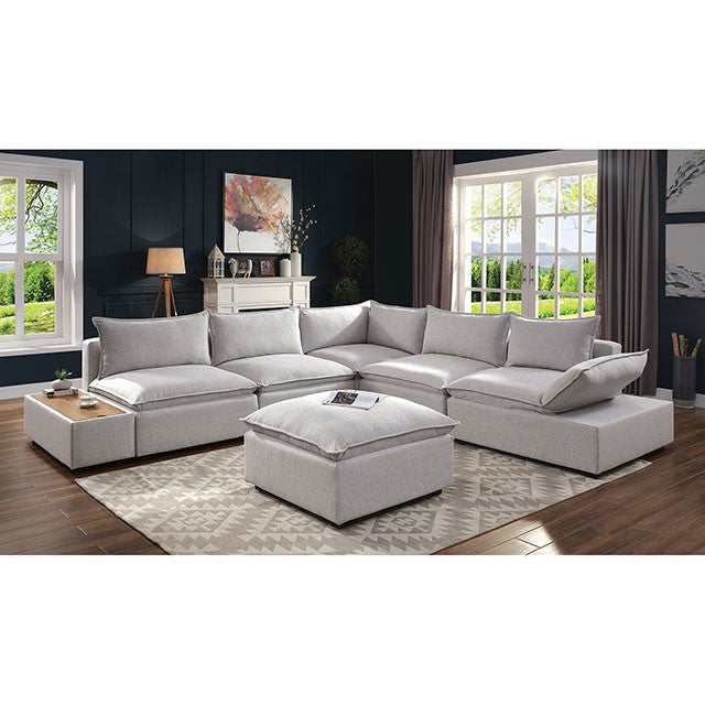 Arlene Sectional White - California Furniture (Coachella, CA)