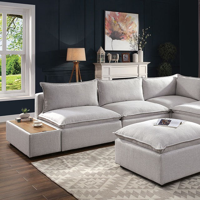Arlene Sectional White - California Furniture (Coachella, CA)